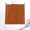 Pumpkin Orange Black Tiger Stripes Stripe Halloween Fall Colors Nautical Custom Printed Fabric by Spoonflower Various Fabrics by the Yard or Fat Quarter